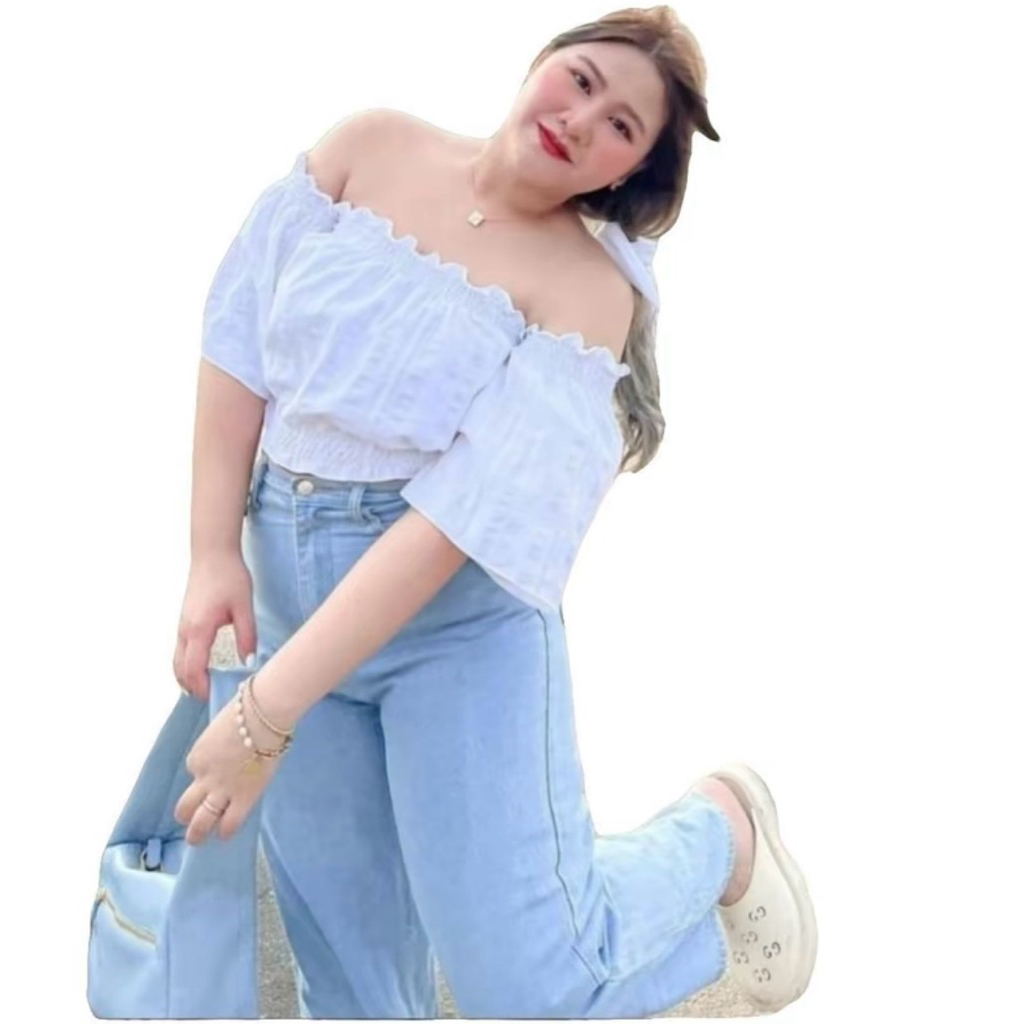 Kulot Loose Jumbo Highwaist Jeans Tebal Wanita Loose Big Size 27-42 Bawahan High