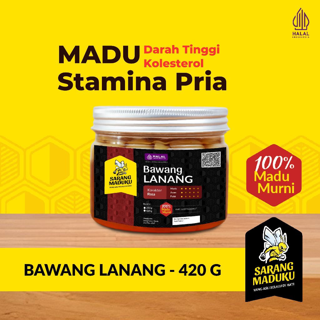 

Sarang Maduku Madu Bawang Lanang Obat Kolesterol Asam Urat Madu Bawang Tunggal