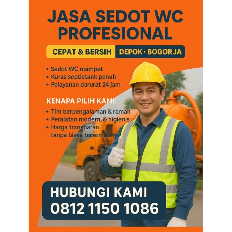 Sedot wc penuh & mampet