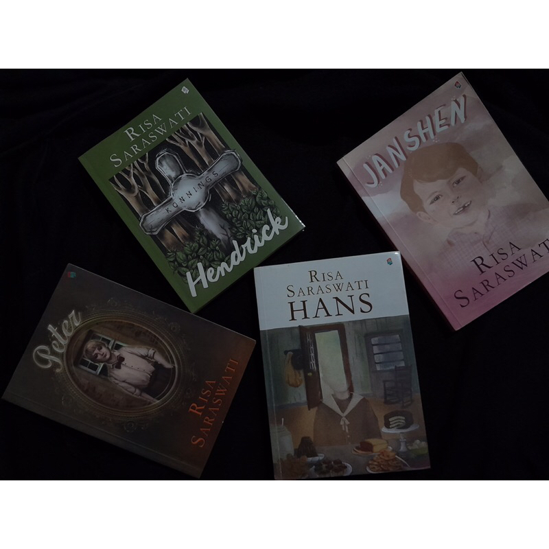 Bundle Preloved Novel Original [ Peter CS | Hendrick | Hans | Janshen ] by Risa Saraswati