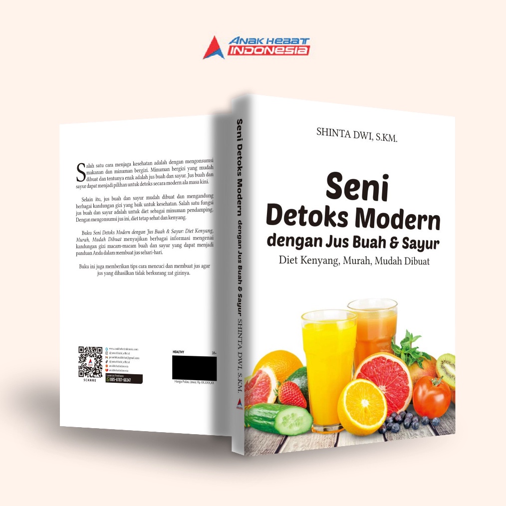 KODE A67K Buku Seni Detoks Modern Dengan Jus Buah  Sayur