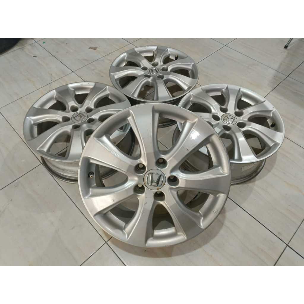 Velg Mobil Bekas R17 Copotan Ori CRV Pcd 5x114 Ring 17 Buat HRV Innova Accord APV Ertiga Cortez Pele