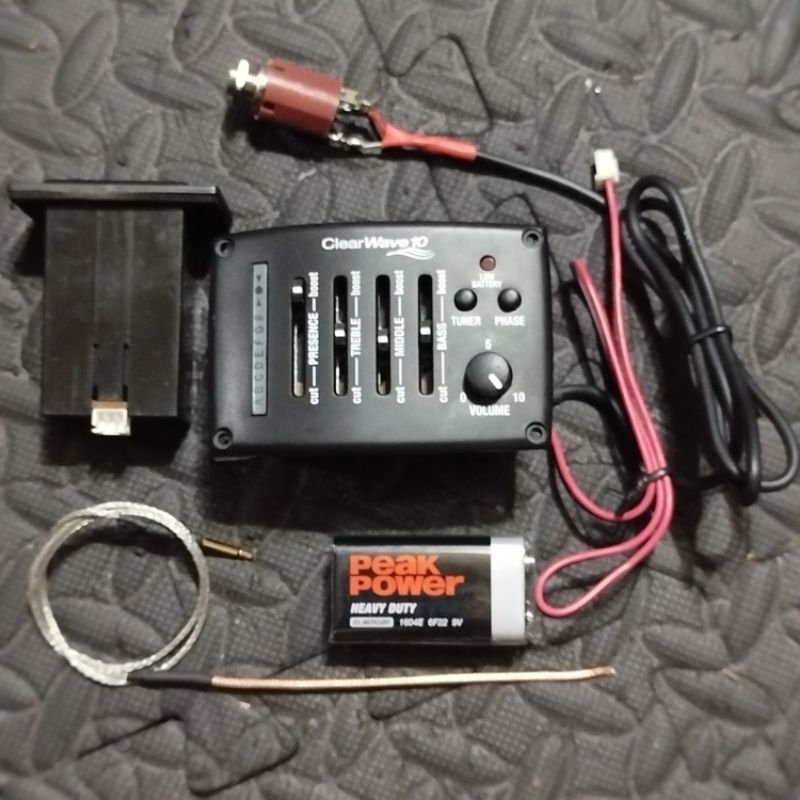 Preamp Gitar  Akustik Elektrik Clearwave Clear Wave  10 Not CW-10 Original Bawaan Samick Greg Bennet