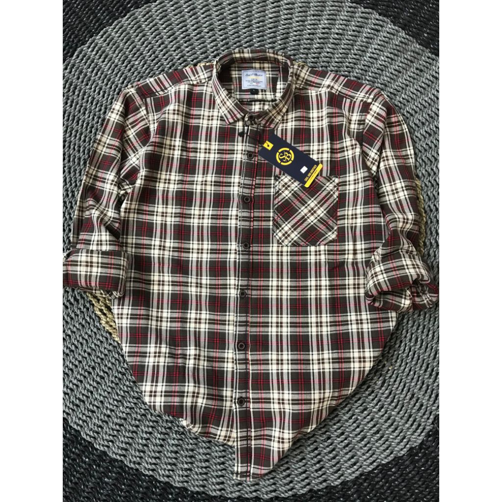 Kemeja flanel pria lengan panjang/kemeja flanel panjang/kemeja distro/kemeja flanel uniqlo/kemeja fl