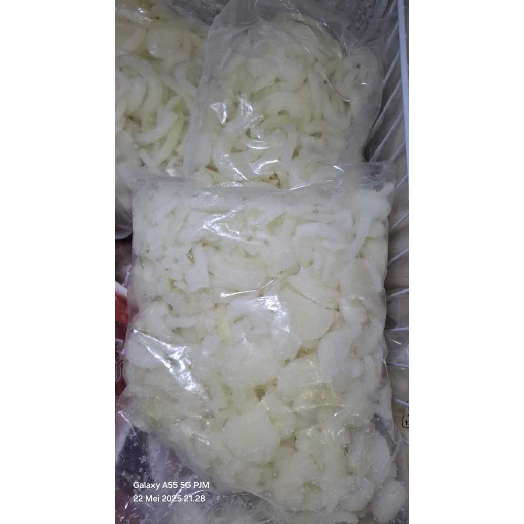 

Bawang bombay irisan 1000 gram