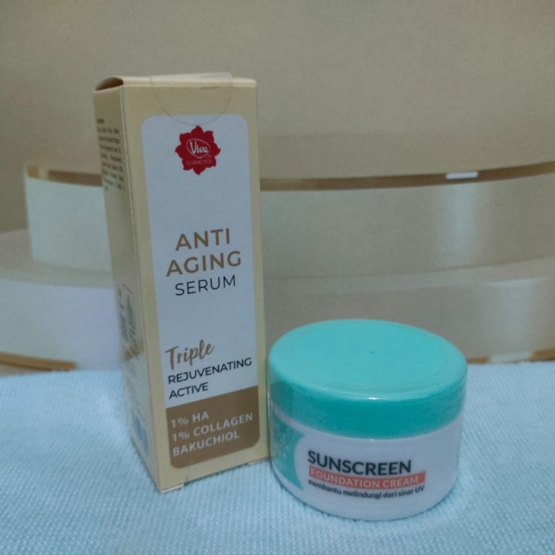 Paket Viva Serum Anti Aging + Sunscreen Viva