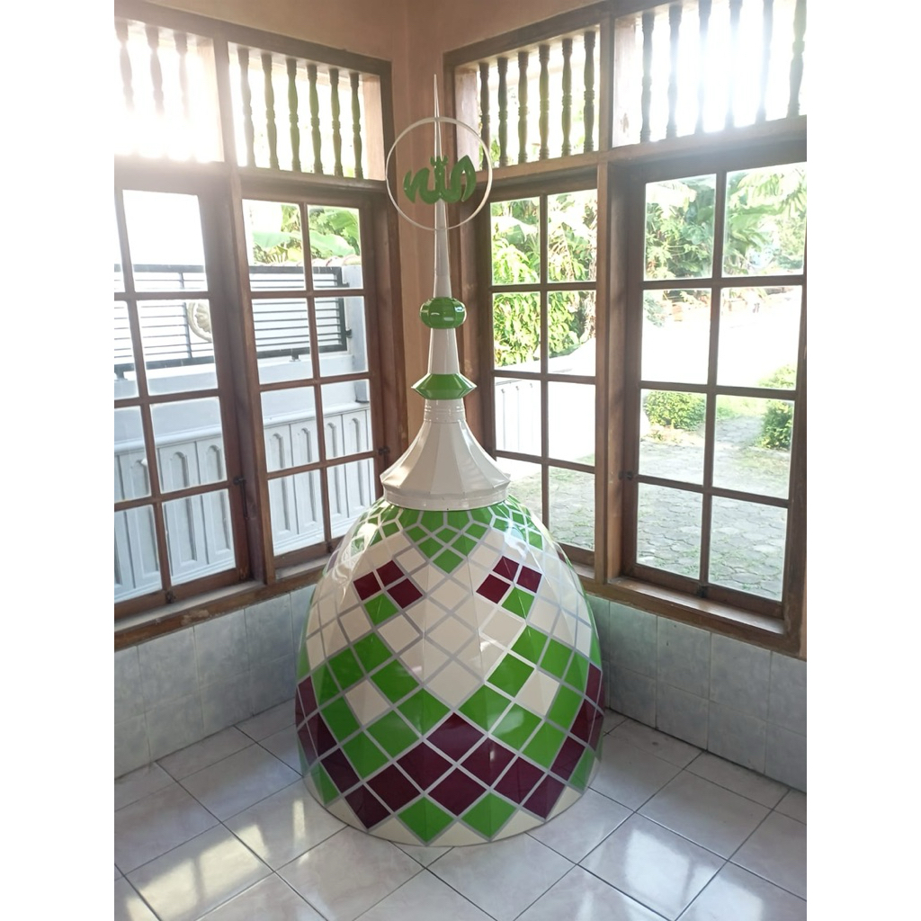 KUBAH MASJID STAINLESS DEKORATIF 100cm