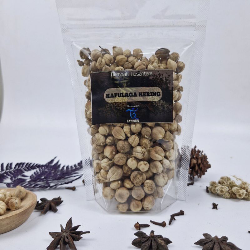 

Kapulaga kering kemasan 100gr asli original kualitas terbaik aromatik dan segar
