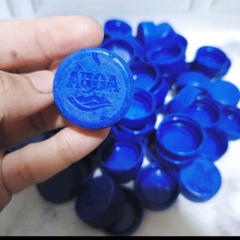 Tutup Botol Aqua bekas 600 ml