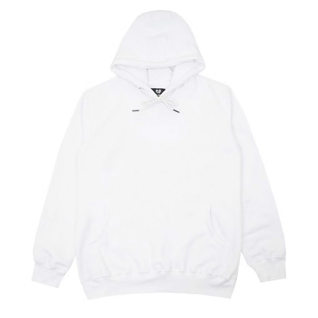 Hoodie Putih Polos Premium Unisex Cewek Cowok Sweater Original My Mind
