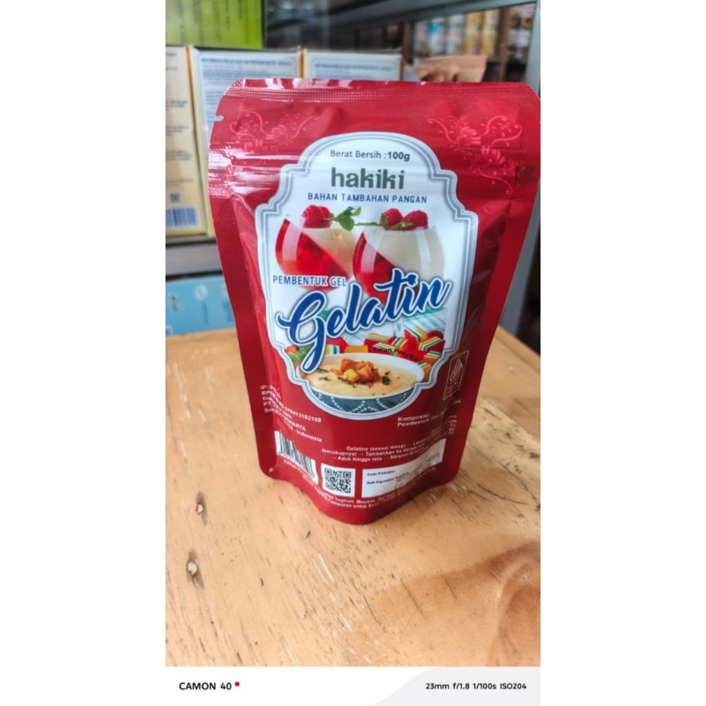 

gelatin pembentuk gel - hakiki kemasan 100g