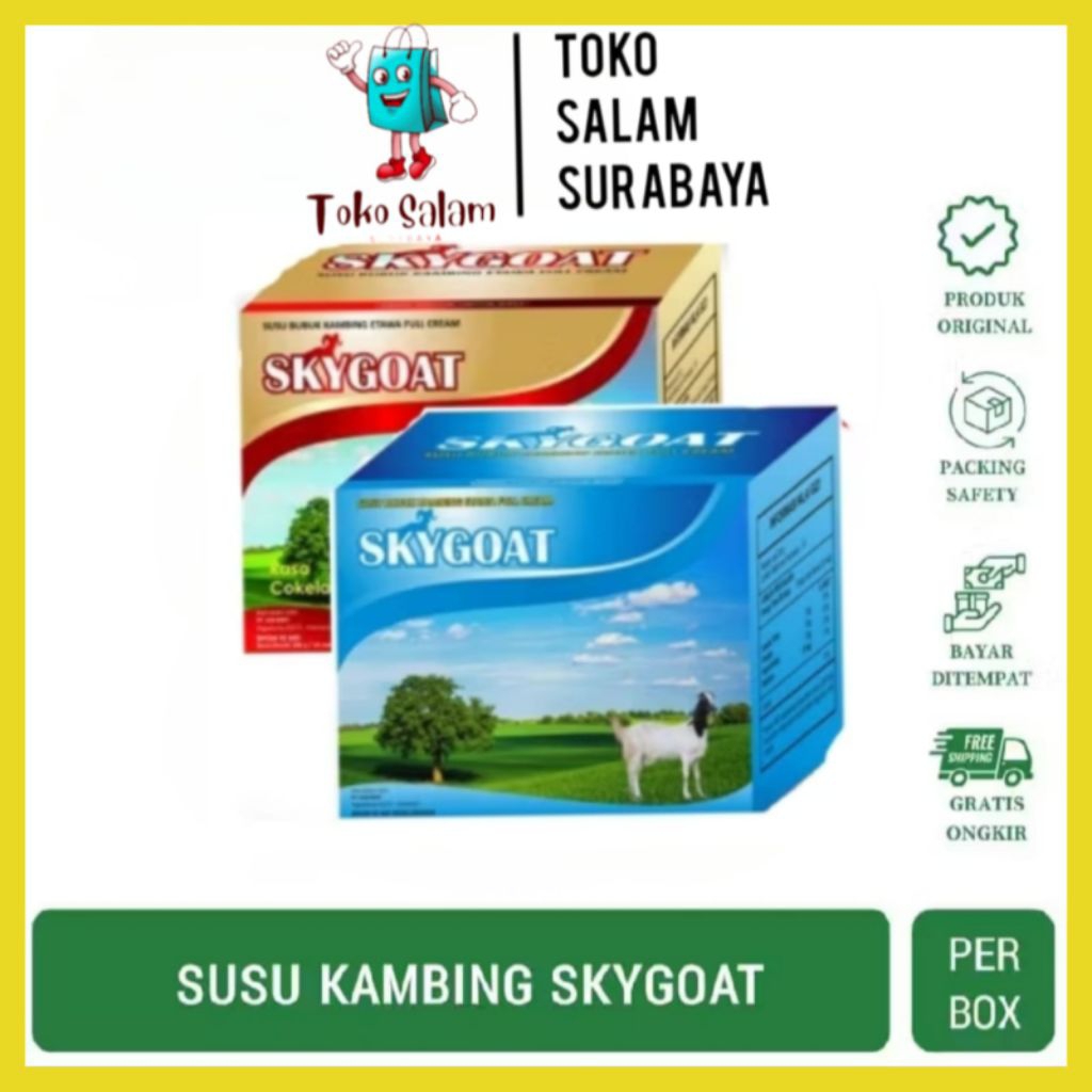 

Skygoat Susu Kambing Etawa / Skygoat Coklat Vanilla | TOKO SALAM SURABAYA