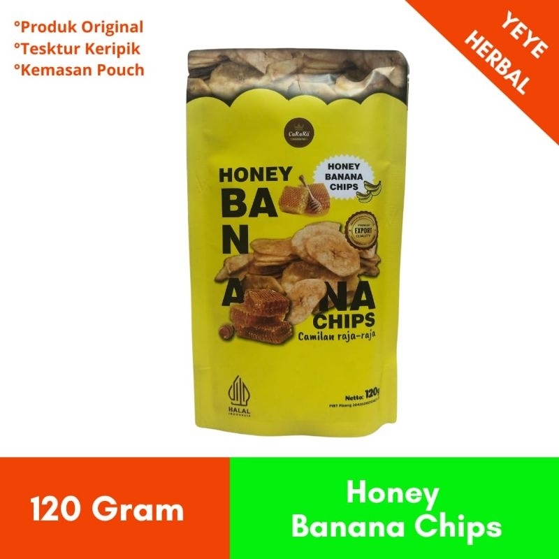 

Honey Banana Chips Cemilan Sehat