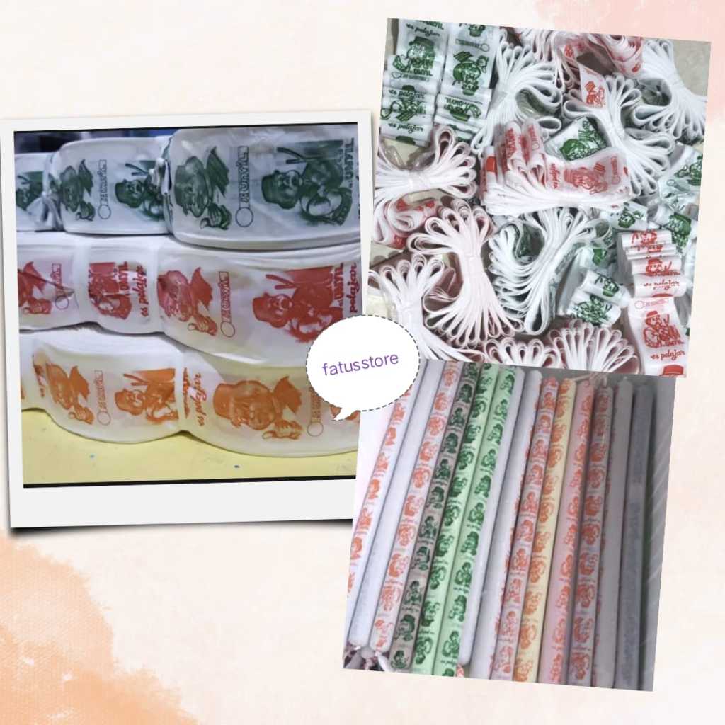 Plastik Es Potong Karakter Unyil, Plastik Es Jadul