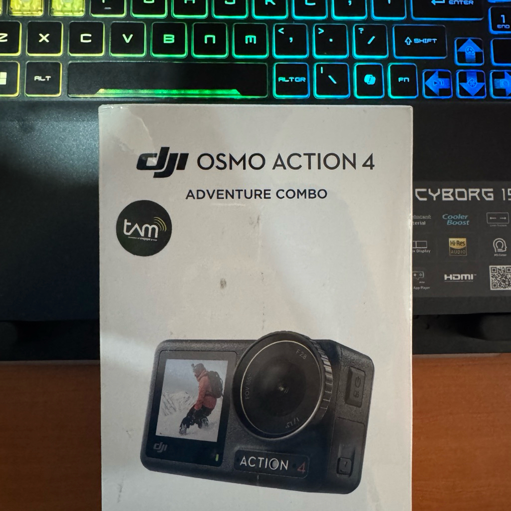dji osmo action 4 adventure combo baru bnib bukan bekas