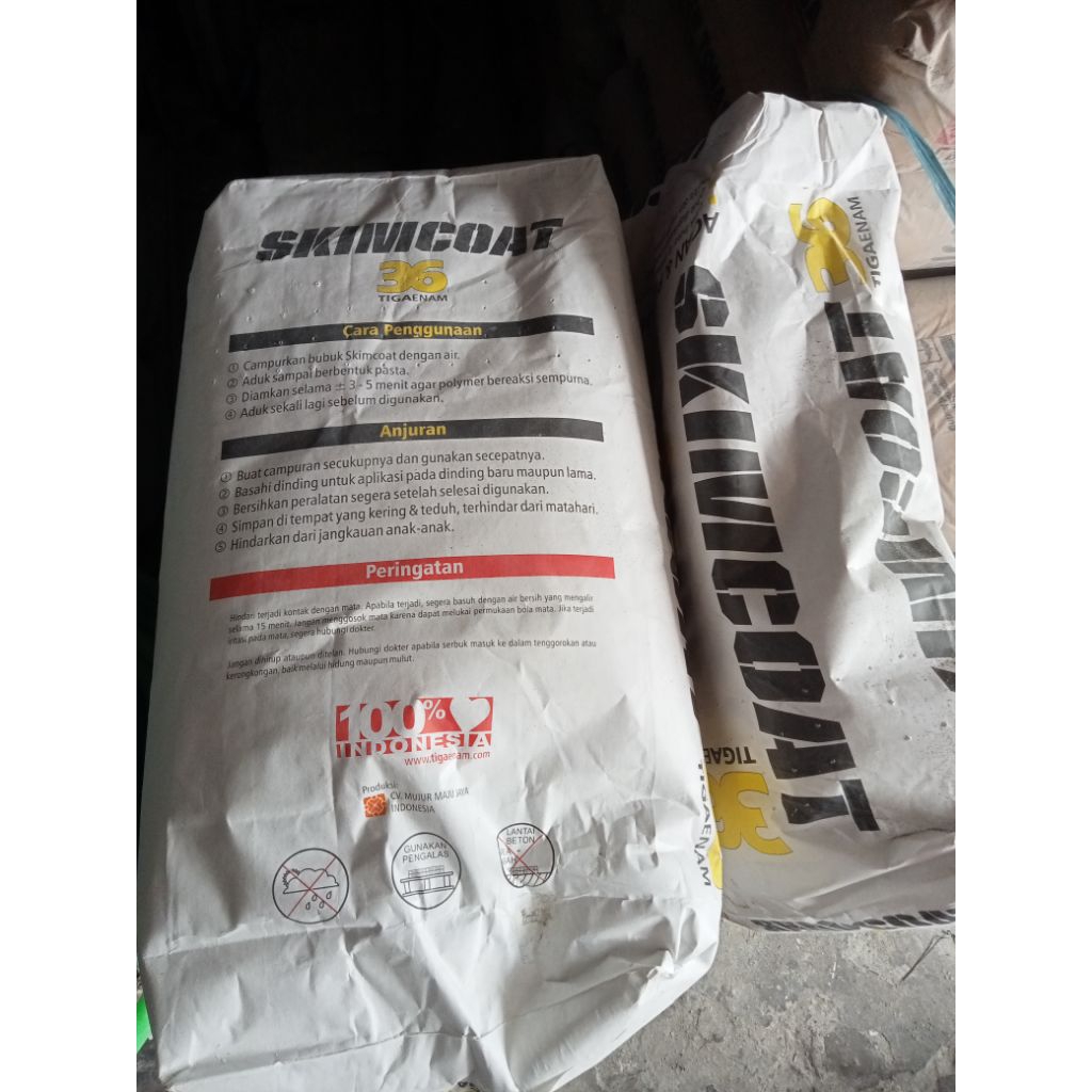 SkimCoat 36  20 Kg/ Semen Acian 20 Kg