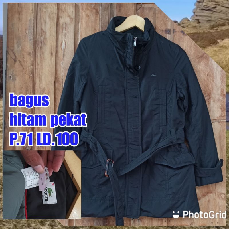jaket work kerja casual Lacoste ladies