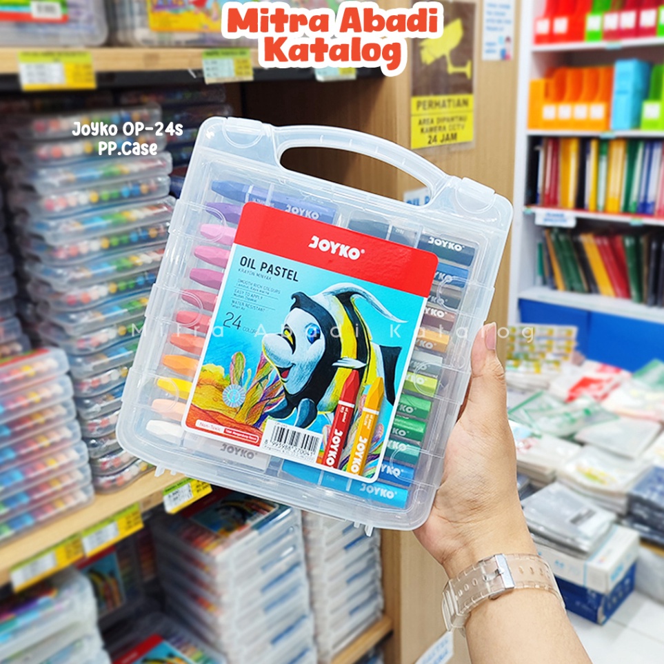 

KODE E17U OIL PASTEL JOYKO OP24S PPCASE JOYKO OIL PASTEL 24 WARNA OP24S PP CASE ALAT MENGGAMBAR ANAK KRAYON CRAYON PASTEL NON TOXIC MURAH ALAT TULIS SEKOLAH KANTOR KULIAH KAMPUS ATK MURAH LENGKAP MITRA ABADI KATALOG JOGJA