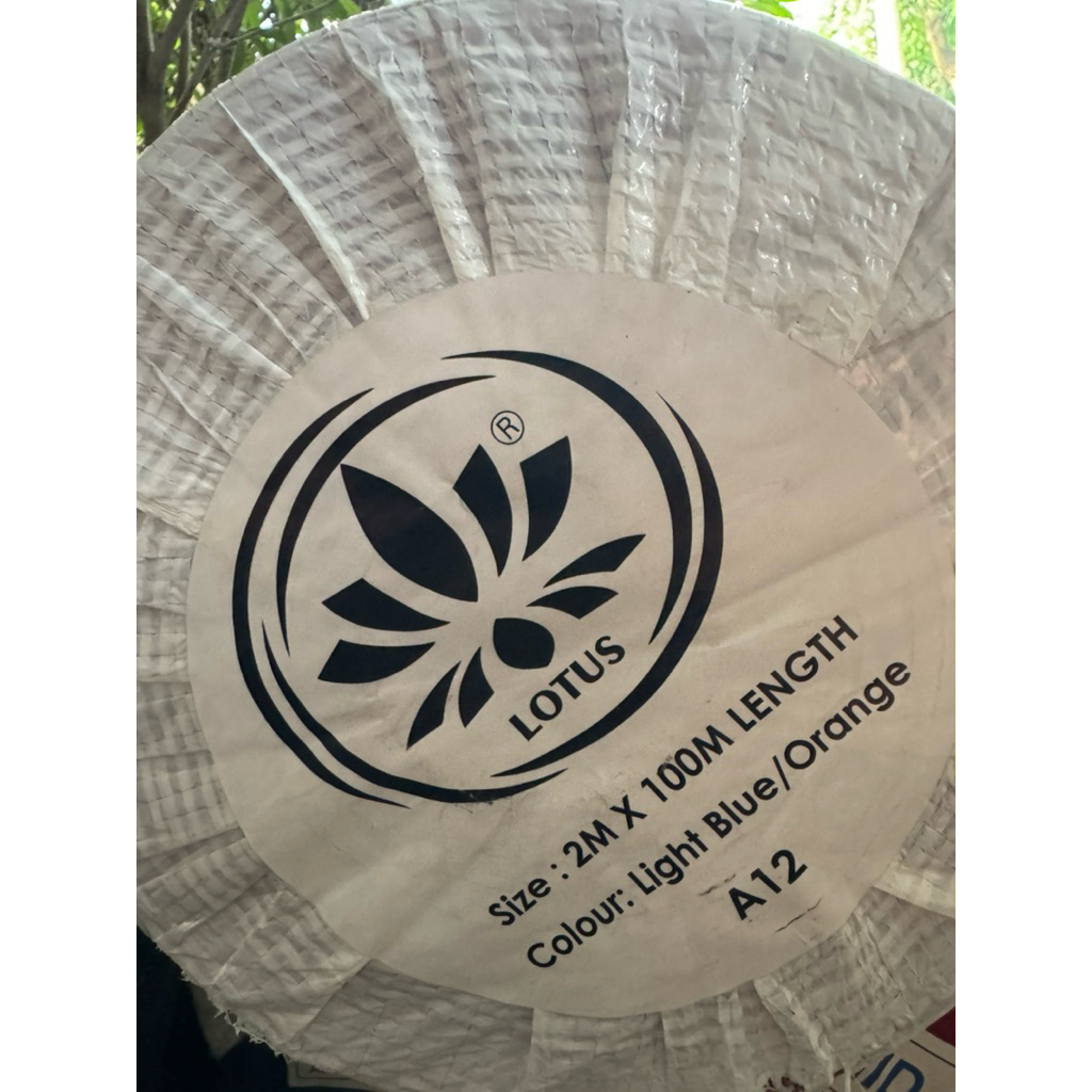 TERPAL ROLL A12 LOTUS//TERPAL ROLL LOTUS 2x100//Terpal Roll import//Terpal lotus Grosir