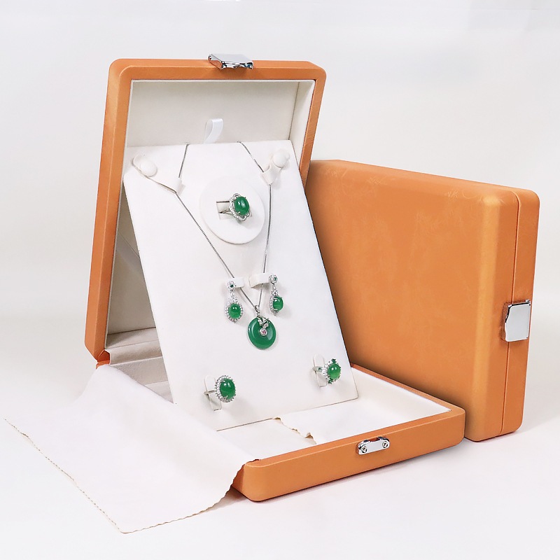 Aineed | Kotak Set, Penyimpanan Perhiasan, Box Set Perhiasan, Kotak Kulit, Kotak Set Perhiasan Mewah