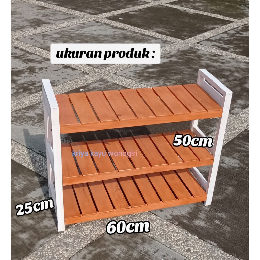 Rak Susun Serbaguna Rak Sepatu 60cm dan 75cm