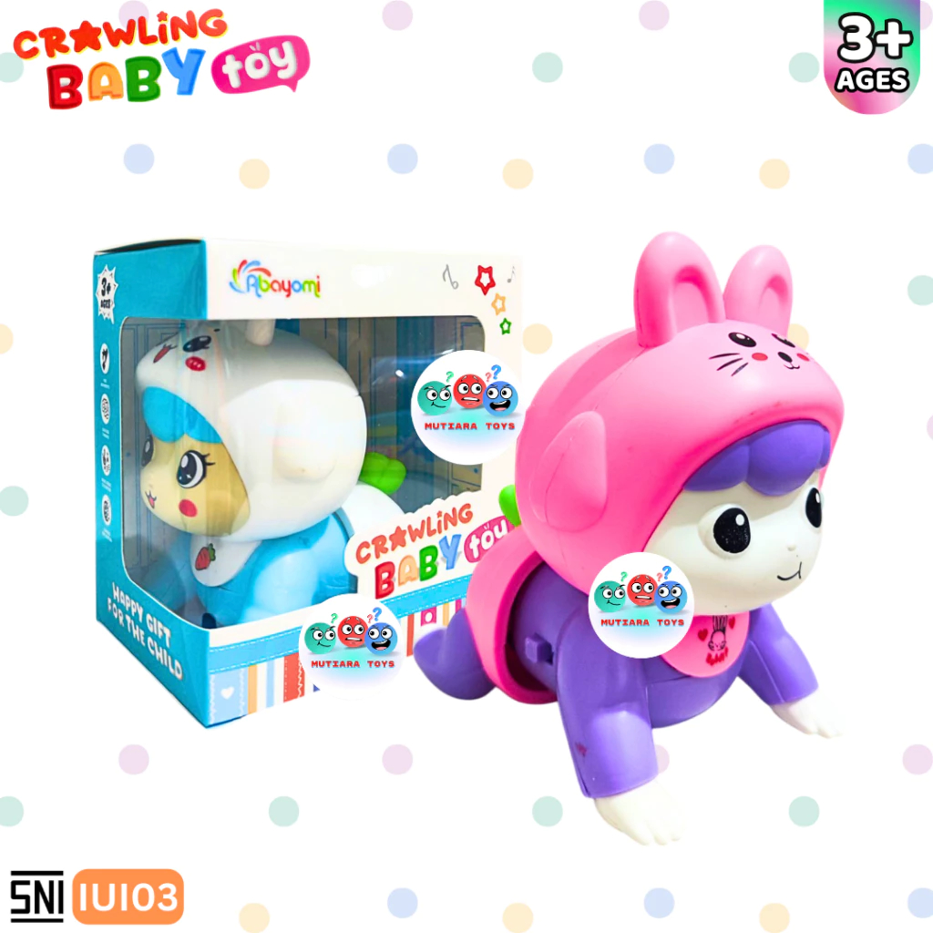 Mutiaratoys Mainan Crawling Baby Rabbit Iu03