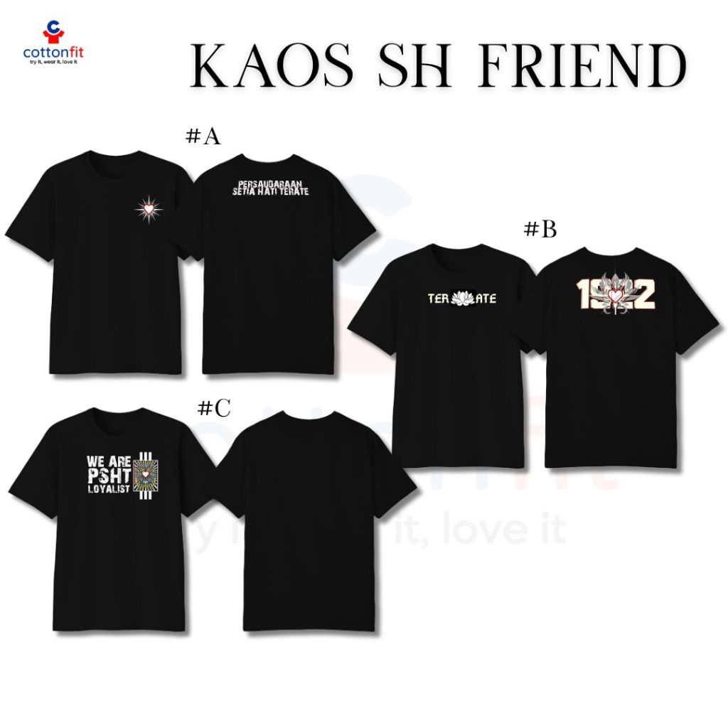 Kaos PSHT / Kaos PSHT Terate / Kaos PSHT desain terbaru / Kaos Pria