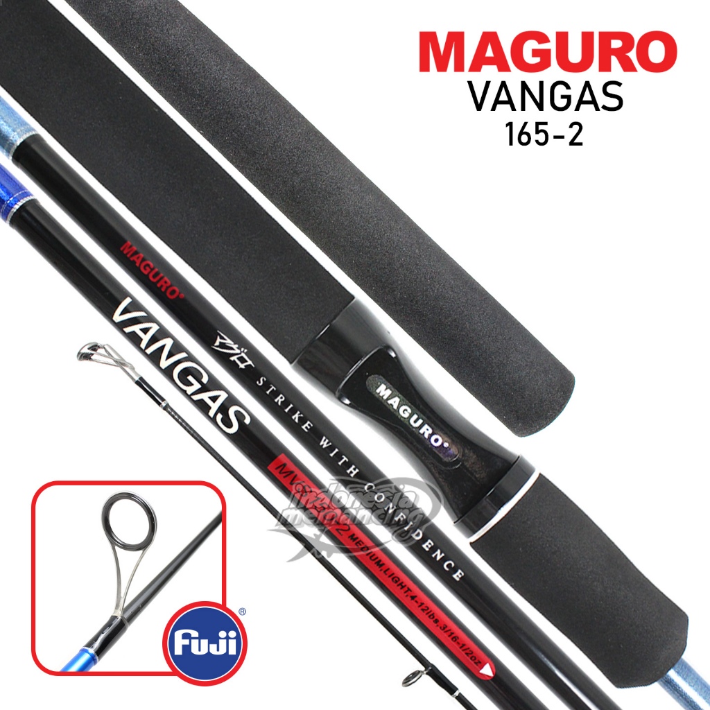 Joran Spinning Maguro Vangas | Ring Fuji | Galatama | Lomba | Alat Pancing Unggulan Labuan Pancing