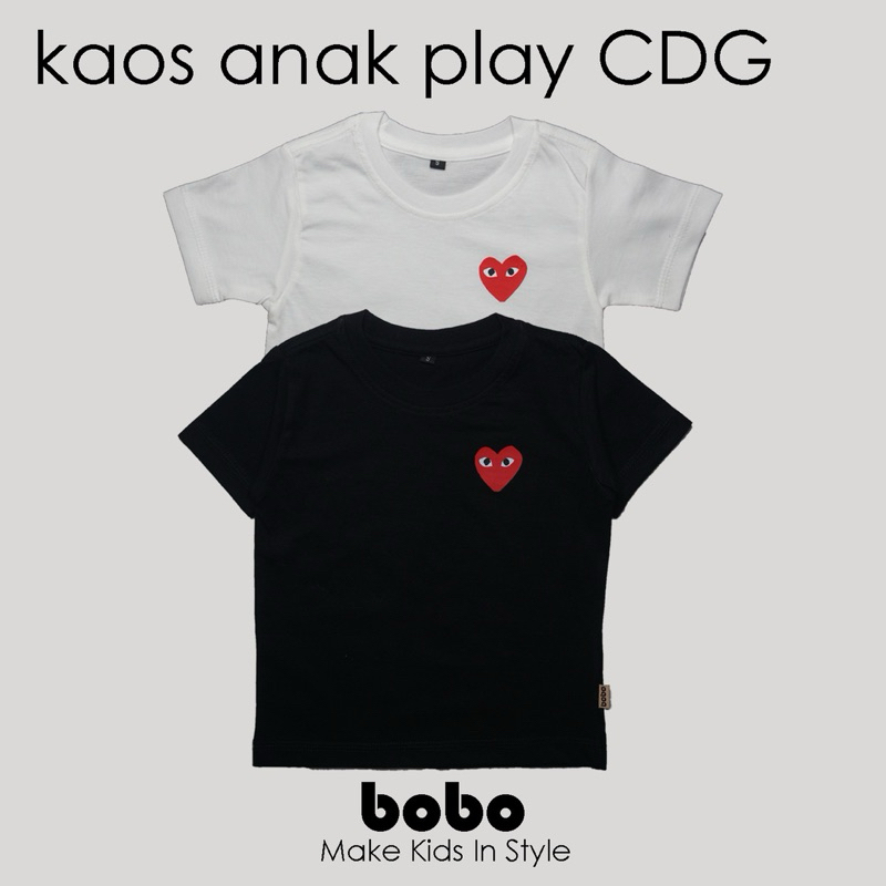 KAOS ANAK PLAY CDG 1 - 5 TAHUN
