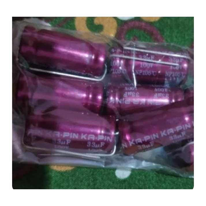 RF4225 elco 33uf 100v non polar