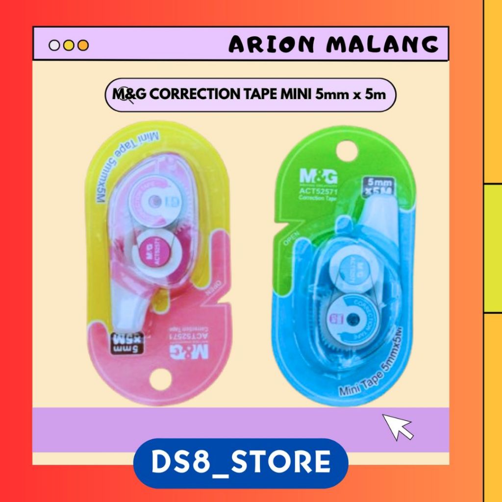 

M&G Correction Tape MINI 5M*5mm ACT52571