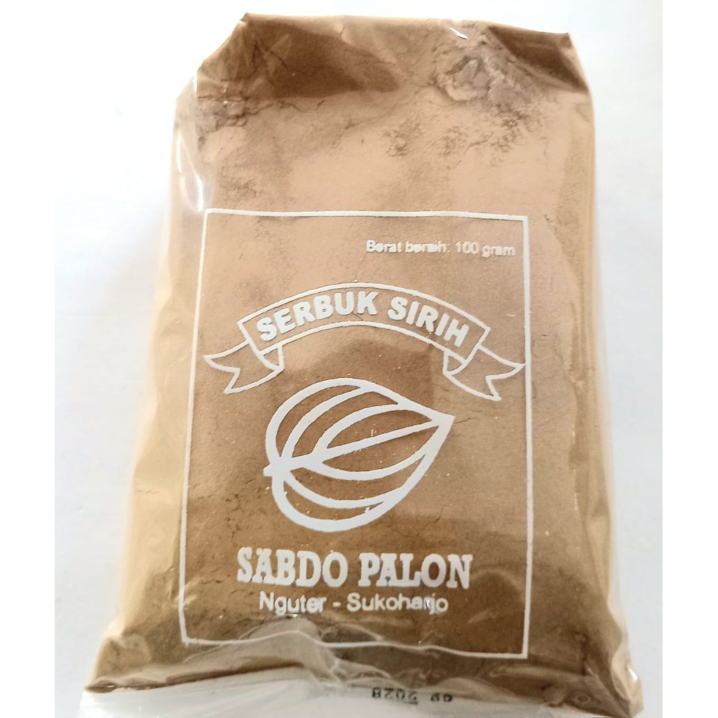 

JAMU SERBUK SIRIH SABDO PALON KEMASAN PACK ISI 100 GRAM
