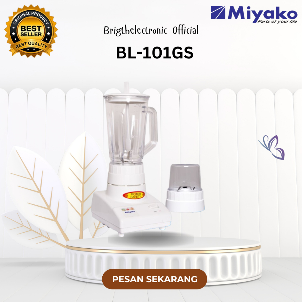 MIYAKO BLENDER 2IN1 BL 101GS BLENDER KACA/BL-101-GS/BL 101 GS/BL101GS/MIYAKO BLENDER KACA/BLENDER 1L