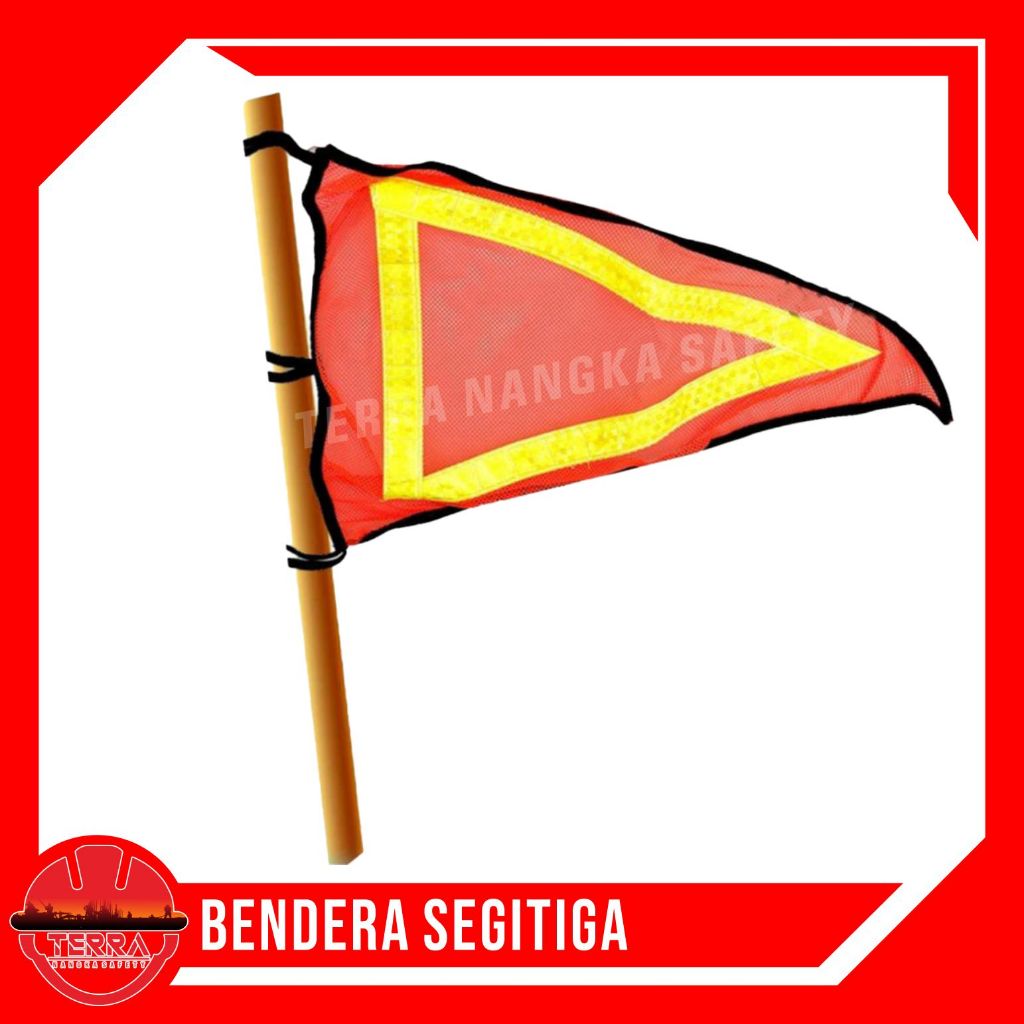 Bendera Segitiga Jaring-Buggy Whip / Bendera Tiang Mobil Tambang