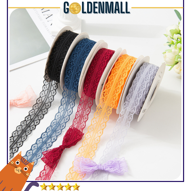 

(1ROLL) Ribbon Lace 4cm Top Grade / Pita Kado Renda Lembut PT13