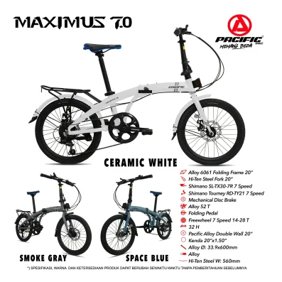 SEPEDA LIPAT DEWASA 20" PACIFIC MAXIMUS 7.0