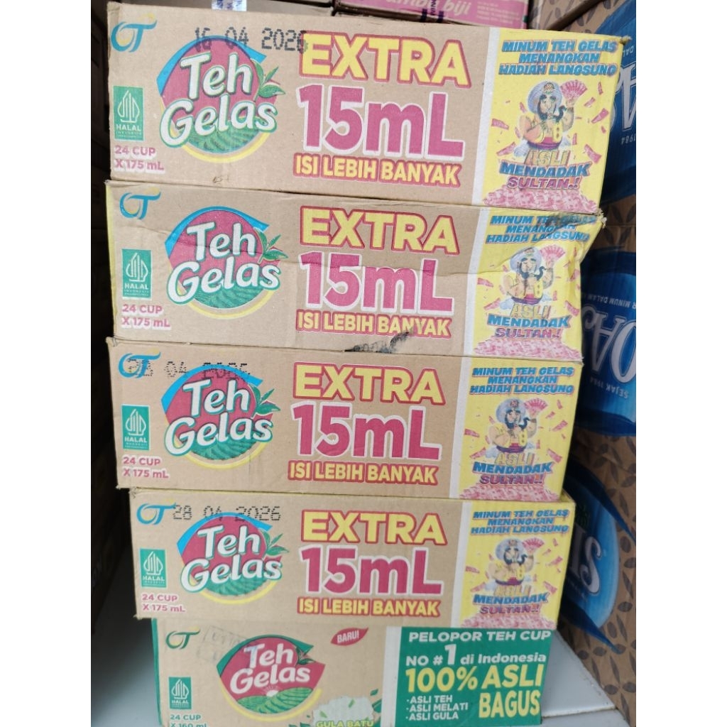 

Teh Gelas 175ml Minuman Cup (1dus isi24pcs)