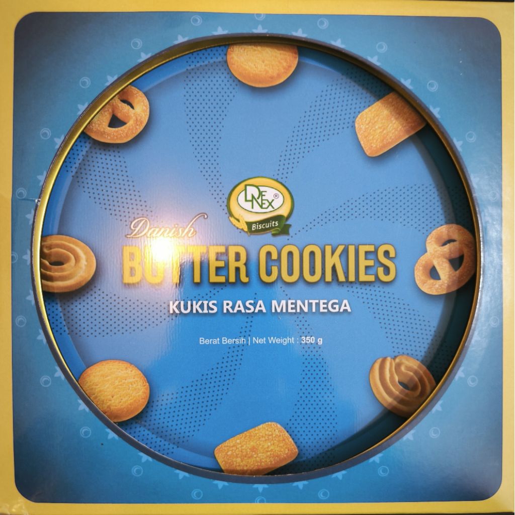 

DENEX DANISH BUTTER COOKIES 350 GRAM