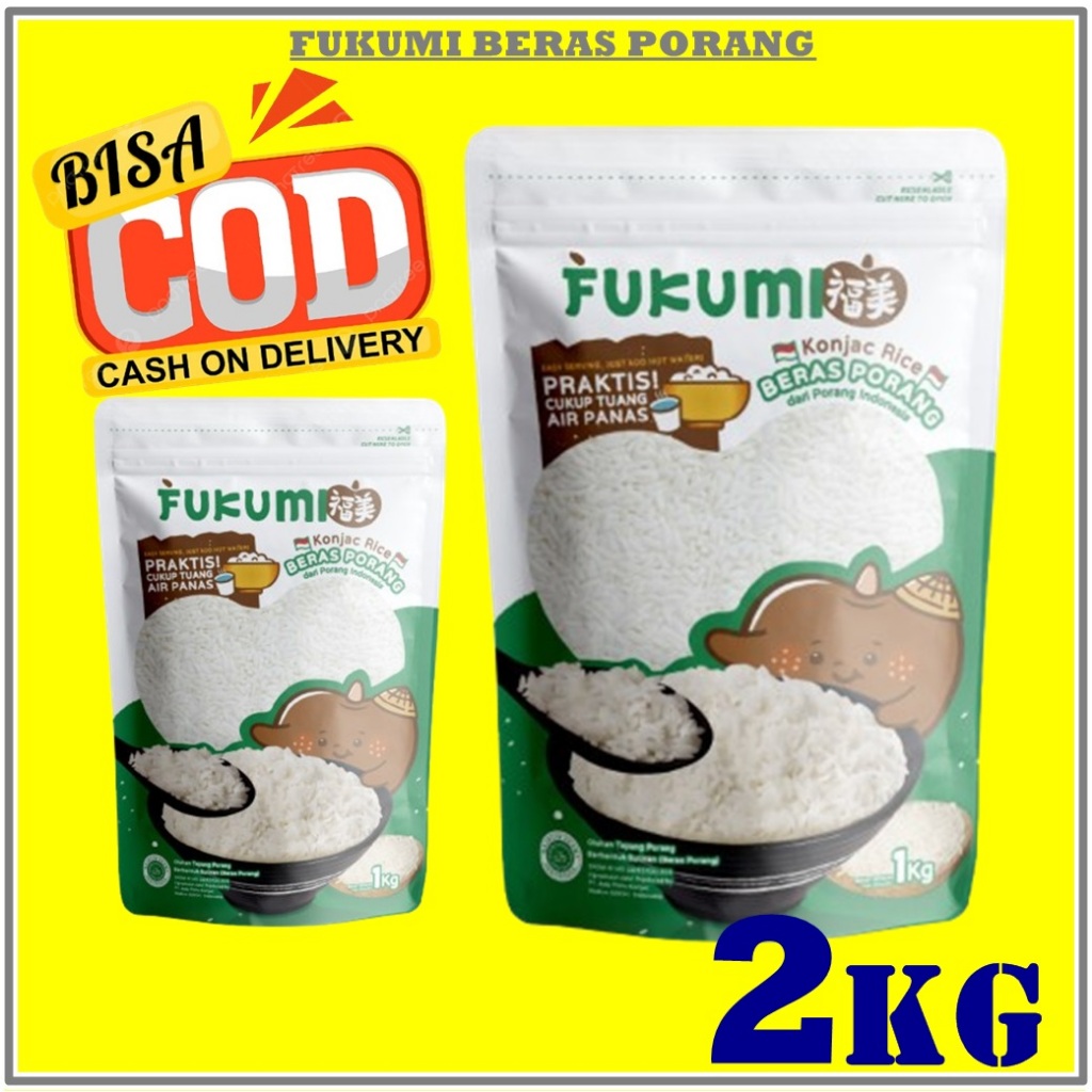 

Fukumi Konjac Rice / Beras Shirataki Konnyaku - 2 kg