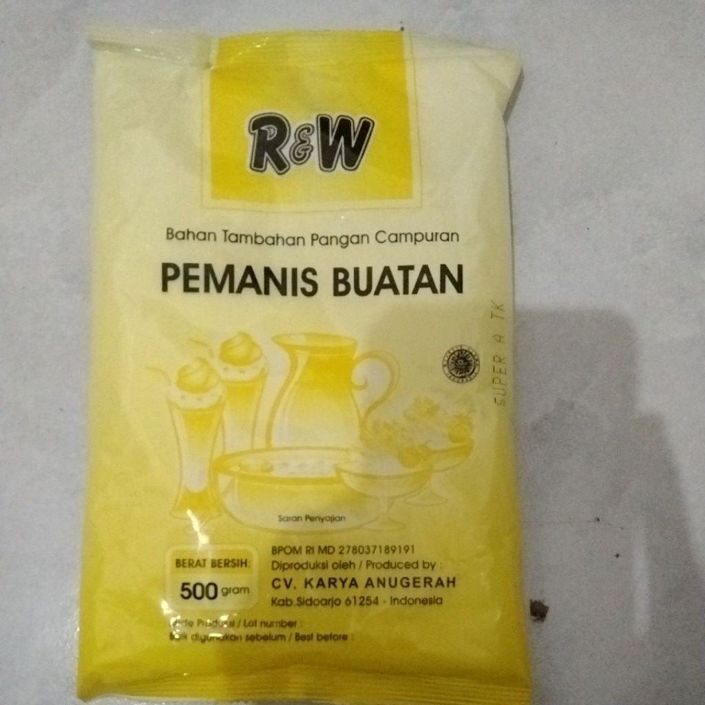 

R&W Pemanis Buatan 500gram R&W Pemanis
