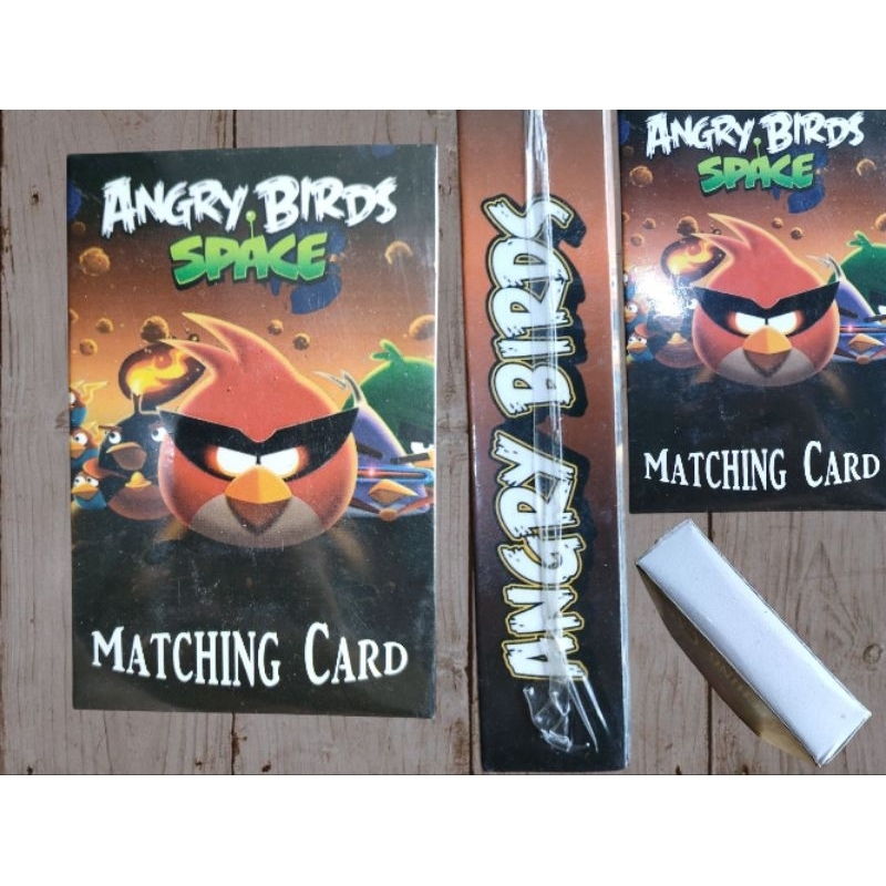 matching card game featuring Angry Birds Space characters
