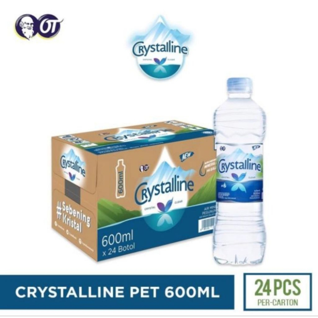 

CRYSTALLINE Air Minum pH8, 600ml 1Dus isi 24 pcs