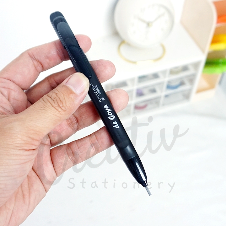 

De Goya Pensil Mekanik Flat Mechanical Pencil Flat Leads 01 2B