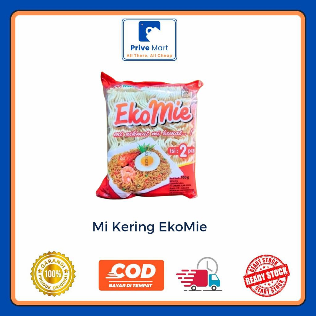 

Mi Kering EkoMie Isi 2pcs 100g Prive Mart