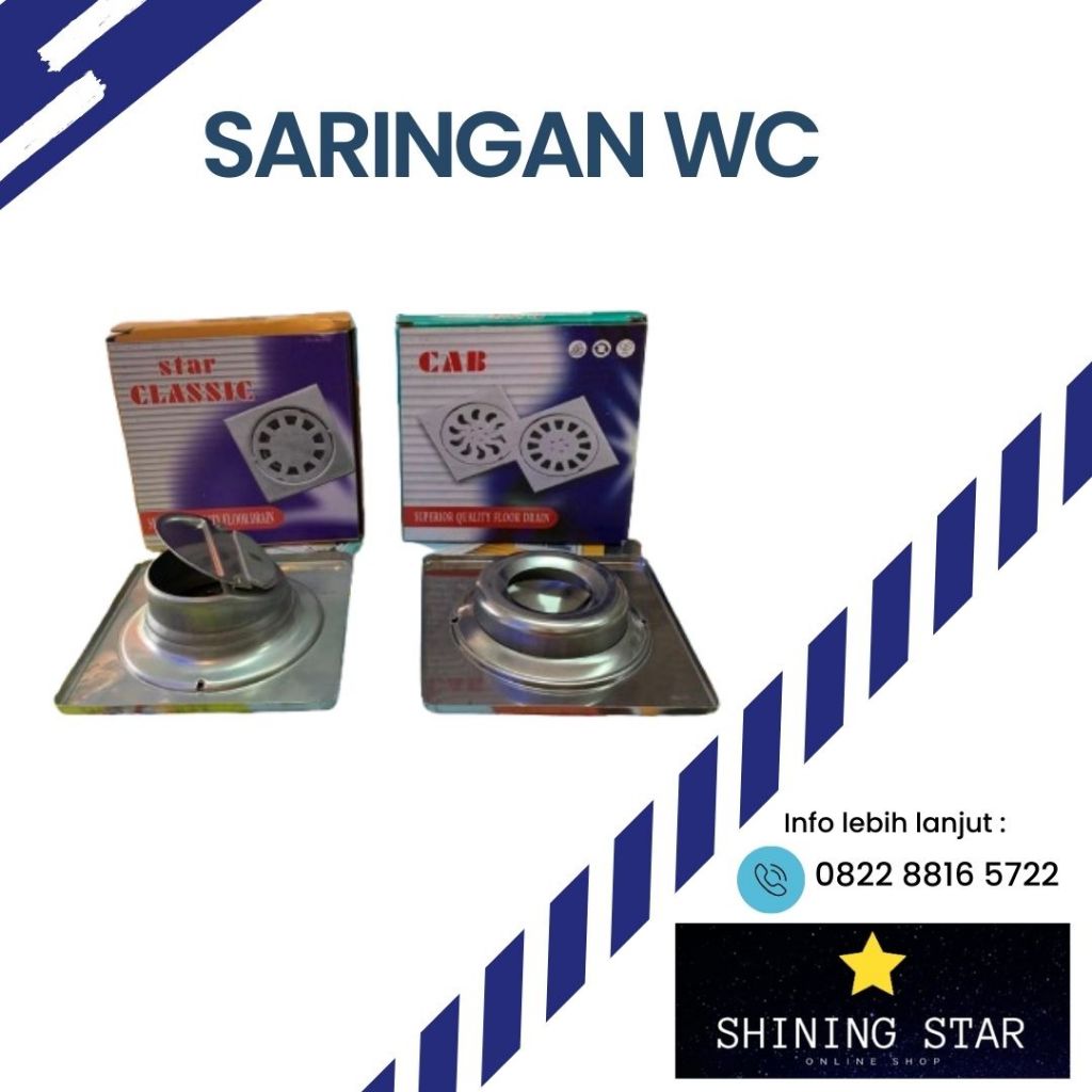 Saringan WC/Floor Drain Kamar Mandi/ Saringan Saluran Air Anti tikus, Anti Bau/ Saringan Got Lubang 
