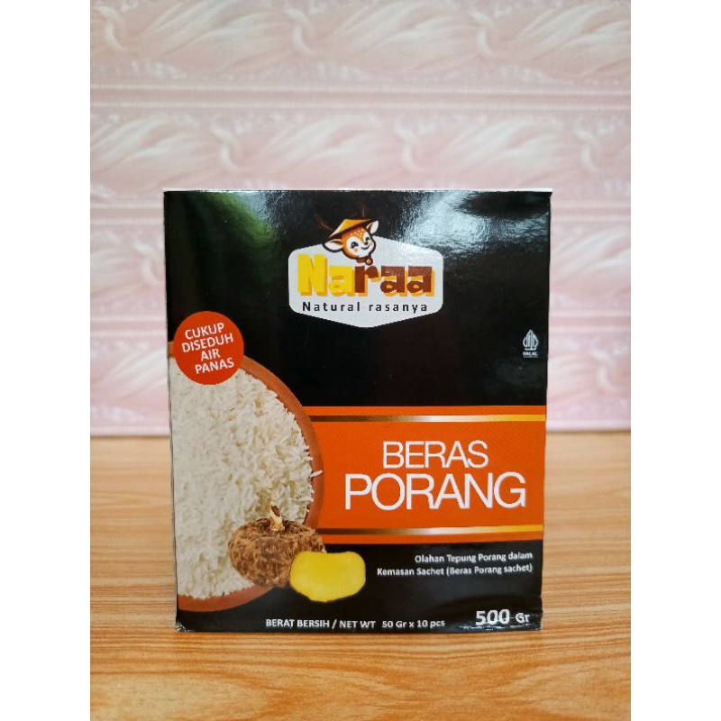 

Naraa Beras Porang Nara Konjac Rice Shiratake 500gr (50gr x 10)
