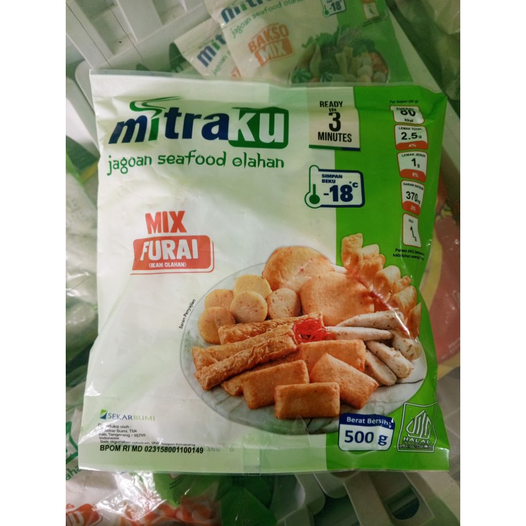 

Mix Furai Ikan Olahan Mitraku Kemasan 500 gram