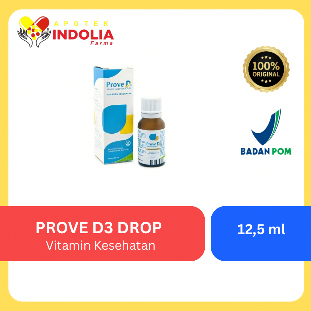 Prove D3 Drop – Vitamin D3 Tetes untuk Bayi & Anak