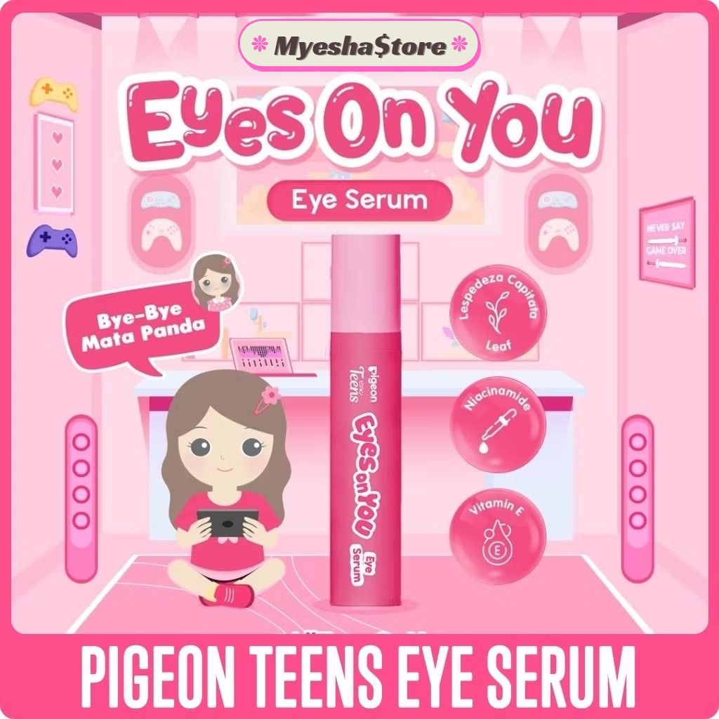 PIGEON TEENS Eyes On You Eye Serum – Bye Mata Panda & Kantung Mata | Skincare Remaja