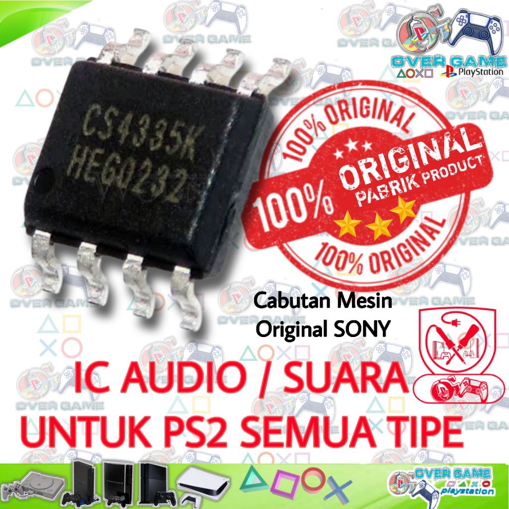 IC PS2 IC AUDIO /SUARA PS2 FAT & SLIM